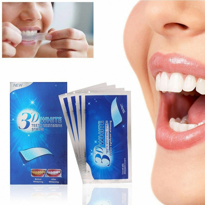 3D White Отбеливающие полоски для зубов, 28 шт