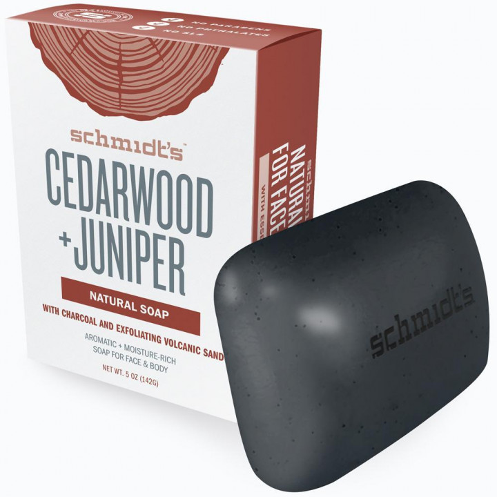 Schmidt's Cedarwood + Juniper натуральное твердое мыло 142гр.