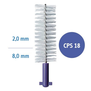 CURADEN Regular Refill CPS18 Ёршики для ортодонтических конструкций и брекет-сиситем 5шт.